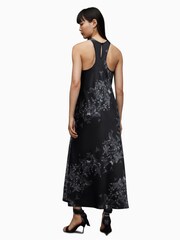 AllSaints Black Betina Diana Dress - Image 2 of 7