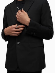 AllSaints Black Tallis Blazer - Image 5 of 9