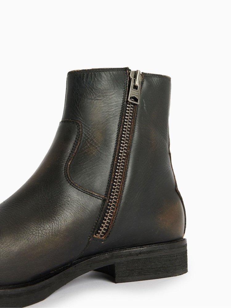 AllSaints Brown Lang Boots - Image 2 of 7