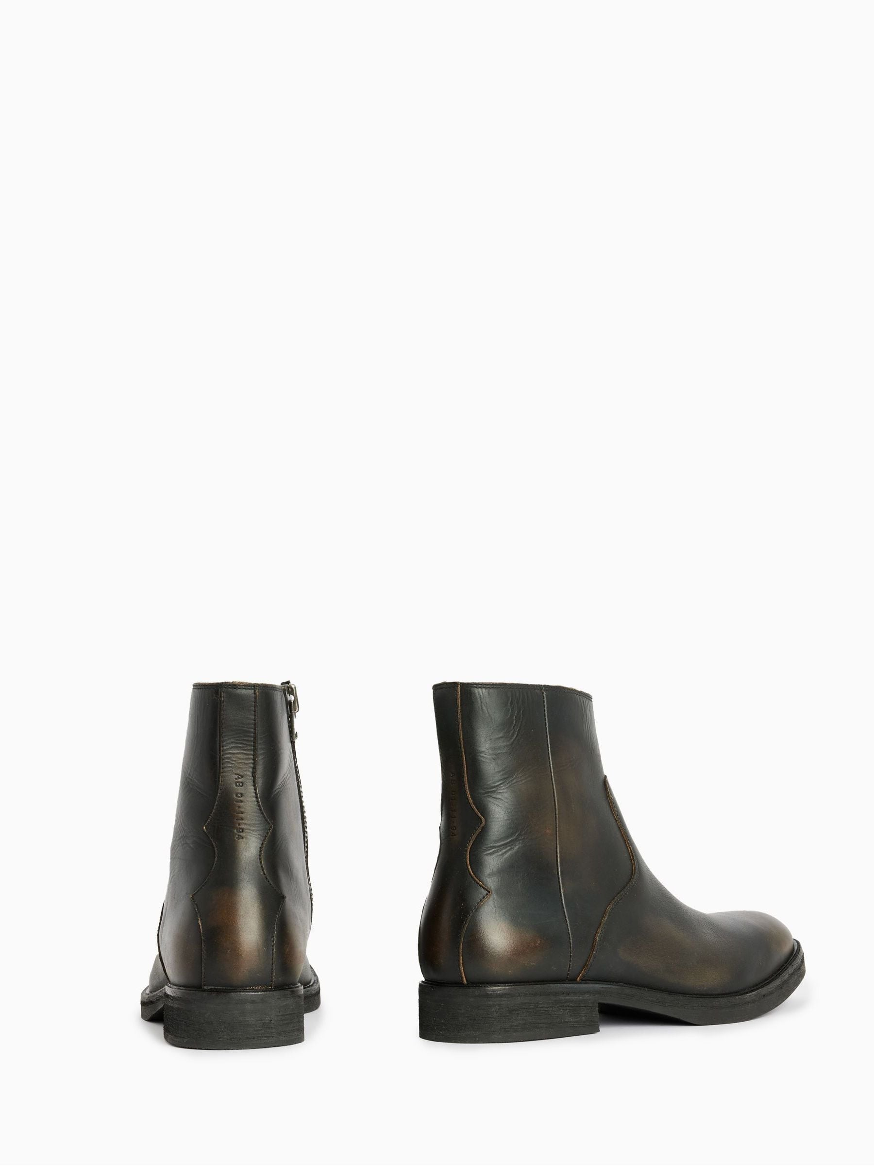Buy AllSaints Brown Lang Boots from Next USA