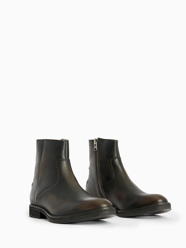 AllSaints Brown Lang Boots - Image 7 of 7