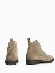 AllSaints Green Drago Suede Boots - Image 3 of 6