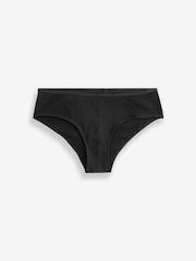 Black Hipster Cotton Rib Knickers 3 Pack - Image 7 of 7