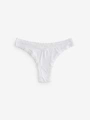 Green/White Brazilian Knickers 3 Pack - Image 1 of 2