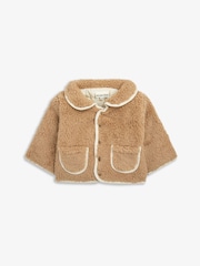 The Little Tailor Baby Quilted Reversible Plush Lined Sherpa Fleece Jacket - Image 3 of 8