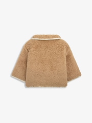 The Little Tailor Baby Quilted Reversible Plush Lined Sherpa Fleece Jacket - Image 4 of 8