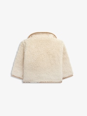 The Little Tailor Baby Quilted Reversible Plush Lined Sherpa Fleece Jacket - Image 2 of 10