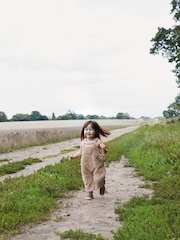 The Little Tailor Sherpa Fleece Cosy Baby Dungaree - Image 2 of 5