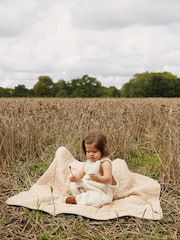 The Little Tailor Sherpa Fleece Cosy Baby Dungaree - Image 3 of 7