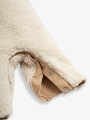 The Little Tailor Sherpa Fleece Cosy Baby Dungaree - Image 7 of 7