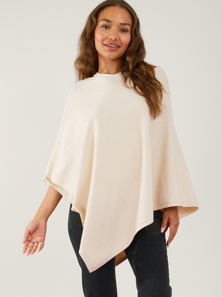 Accessorize poncho en maille - Image 1 de 4