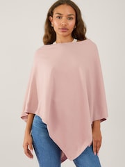 Accessorize Pink Knit Poncho - Image 1 of 4