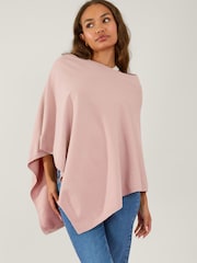 Accessorize Pink Knit Poncho - Image 3 of 4