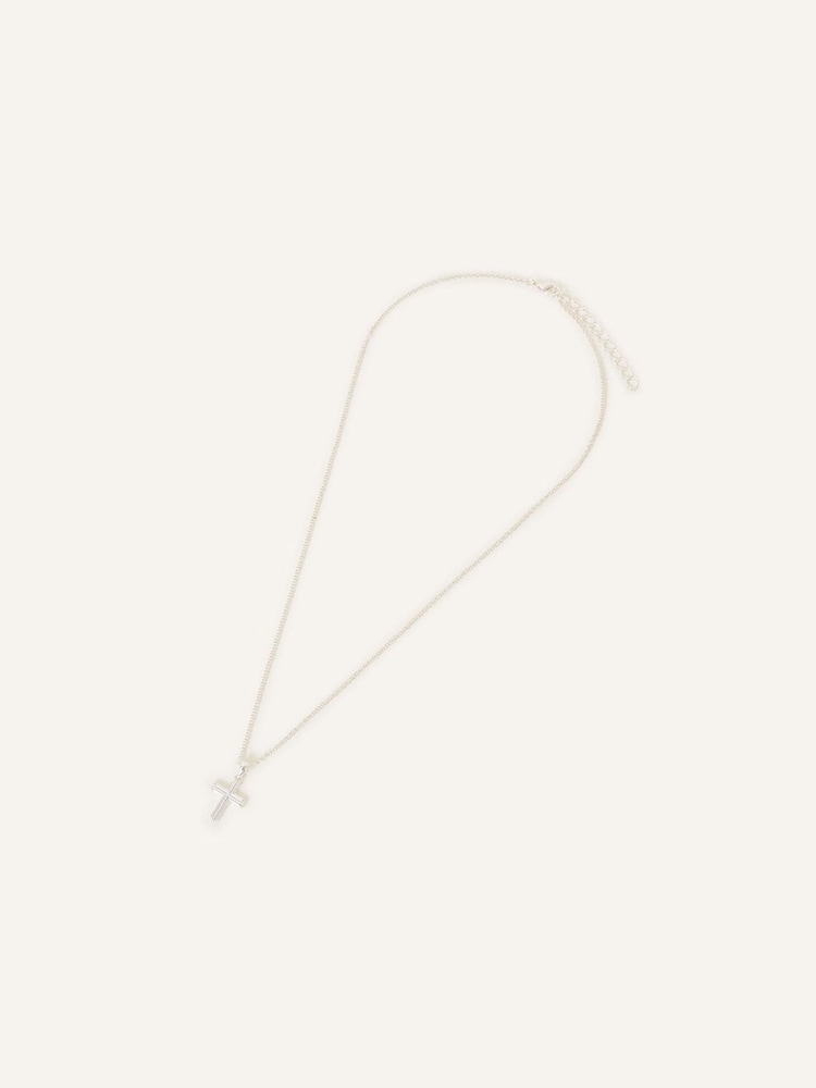 Accessorize Sterling Twist Cross Necklace - Slika 1 iz 2