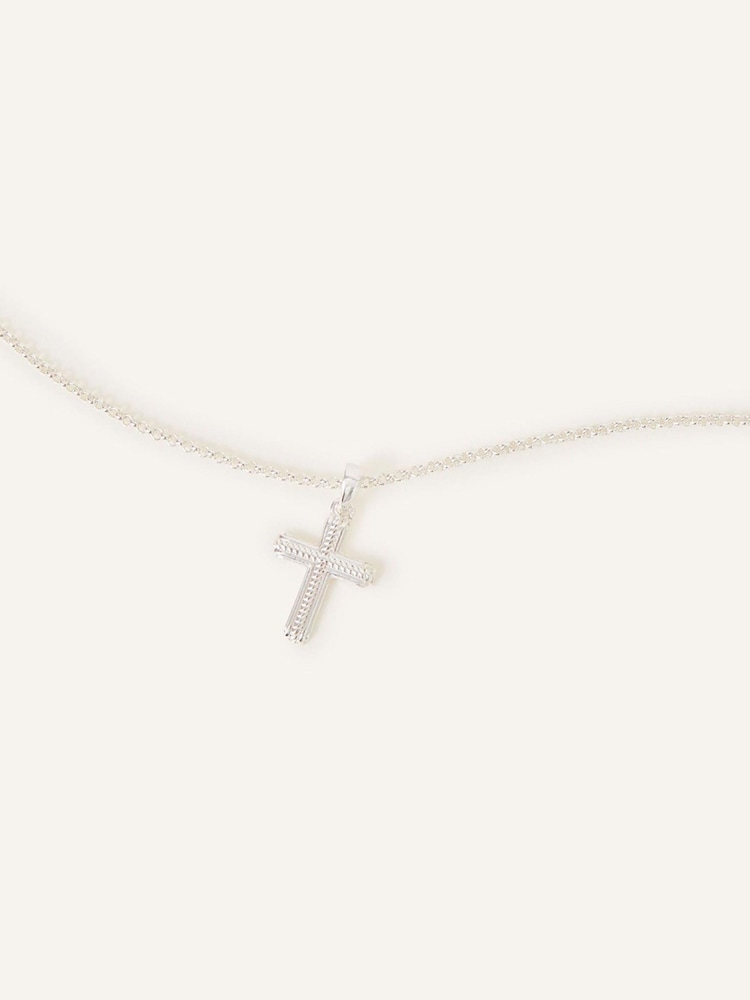 Accessorize Sterling Twist Cross Necklace - Slika 2 iz 2