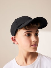 Black Canvas 100% Cotton Cap 1-16 years (3mths-16yrs) - Image 1 of 4