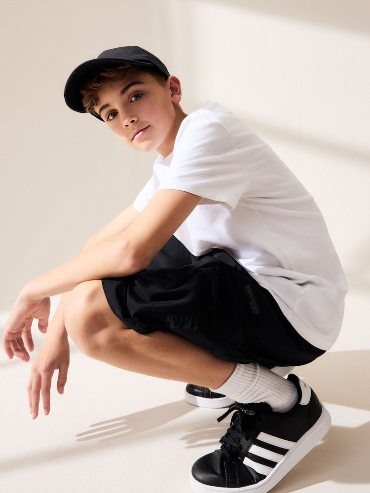 Black Canvas 100% Cotton Cap 1-16 years (3mths-16yrs) - Image 2 of 4