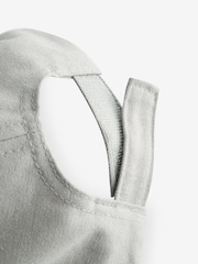 Grey Canvas 100% Cotton Cap 1-16 years (3mths-16yrs) - Image 3 of 3