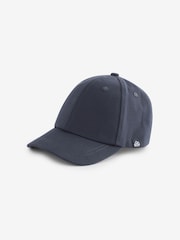 Navy Blue Canvas 100% Cotton Cap 1-16 years (3mths-16yrs) - Image 1 of 3