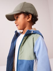 Khaki Green Canvas 100% Cotton Cap 1-16 years (3mths-16yrs) - Image 2 of 5
