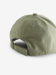 Khaki Green Canvas 100% Cotton Cap 1-16 years (3mths-16yrs) - Image 5 of 5