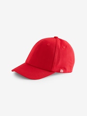 Red Canvas Cap (1-16yrs) - Image 1 of 2