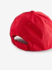 Red Canvas Cap (1-16yrs) - Image 2 of 2