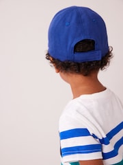 Cobalt Blue Canvas 100% Cotton Cap 1-16 years (3mths-16yrs) - Image 2 of 6