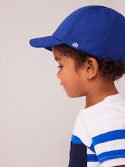 Cobalt Blue Canvas 100% Cotton Cap 1-16 years (3mths-16yrs) - Image 3 of 6