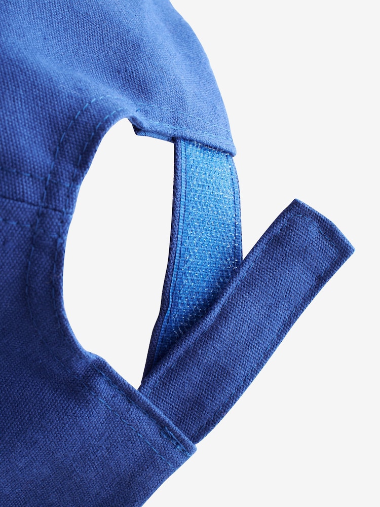 Cobalt Blue Canvas 100% Cotton Cap 1-16 years (3mths-16yrs) - Image 6 of 6