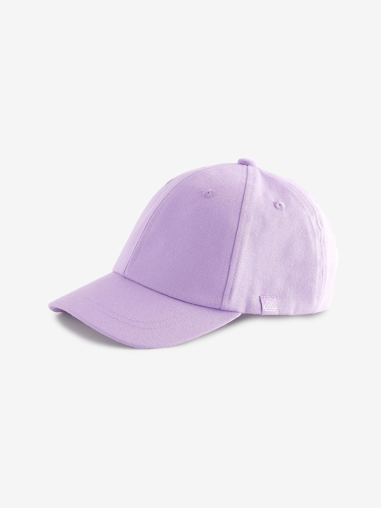 Lilac Purple Canvas Cap (1-16yrs) - Image 1 of 2