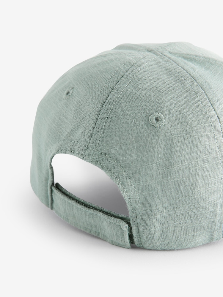 Sage Green Jersey Baseball 100% Cotton Cap (3mths-16yrs) - Image 2 of 2