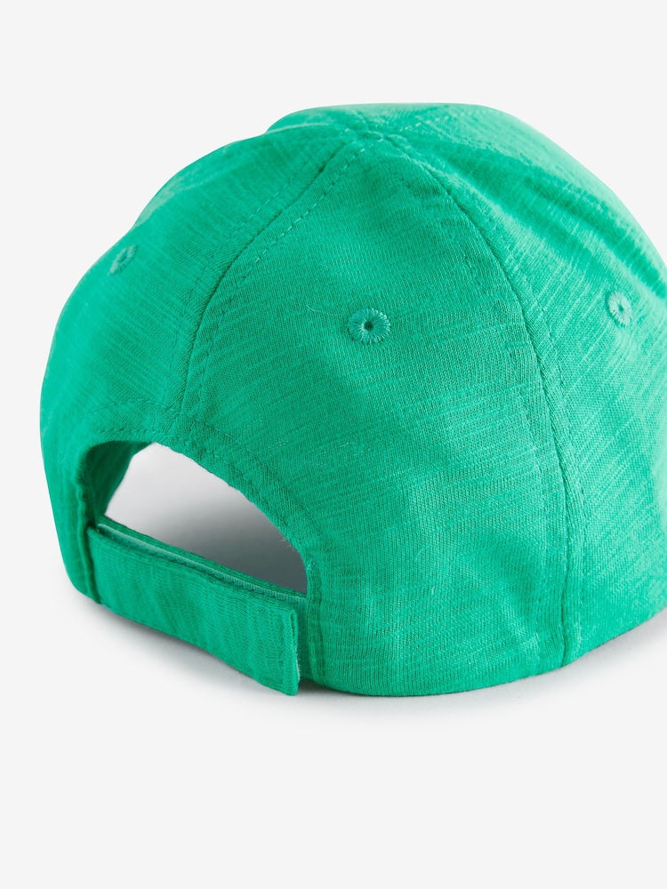 Green Jersey Baseball 100% Cotton Cap (3mths-10yrs) - Image 2 of 2 Green Jersey Baseball 100% Cotton Cap (3mths-10yrs) - Image 2 of 2