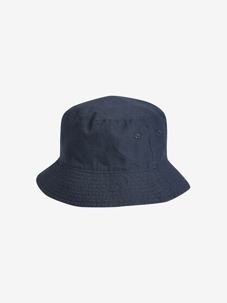 Темно-синий - 100% Cotton Canvas Bucket Hat (3mths-16yrs) - Image 1 of 1