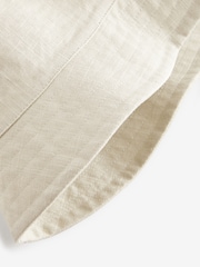 Nevtralno - Laneni Blend vedrast klobuk (3 mesecev-16 let) - Slika 5 iz 5