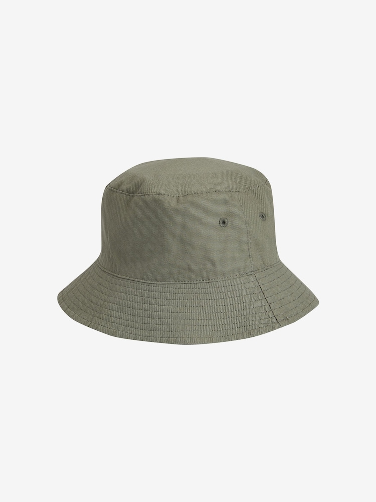 Зеленый - 100% Cotton Canvas Bucket Hat (3mths-16yrs) - Image 1 of 1