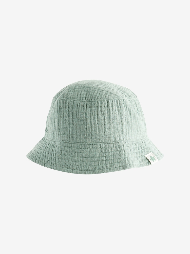 Sage Green Bucket Hat (3mths-6yrs) - Image 1 of 2 Sage Green Bucket Hat (3mths-6yrs) - Image 1 of 2