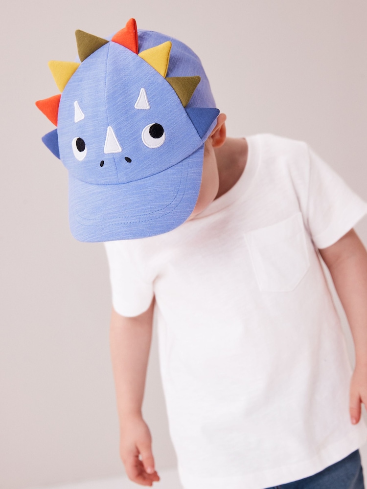 Blue Dinosaur Baseball Cap (3mths-10yrs) - Image 1 of 4