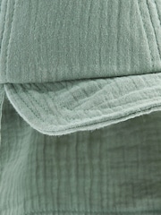 Sage Green Legionnaire 100% Cotton Hat (3mths-10yrs) - Image 3 of 3