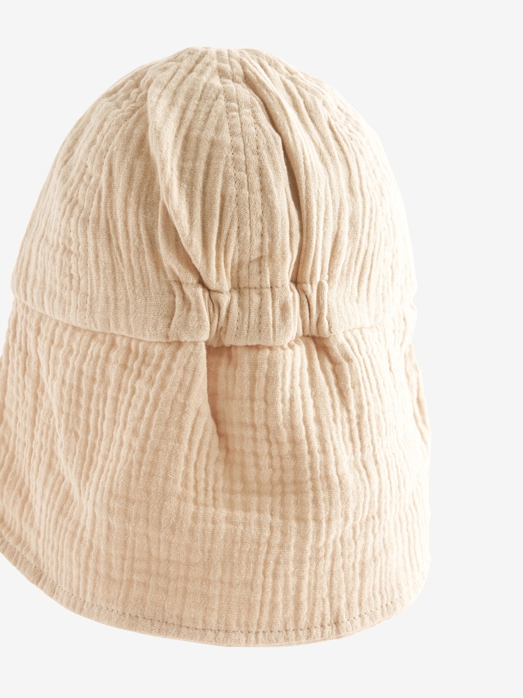 Cream Legionnaire Hat (3mths-10yrs) - Image 2 of 2