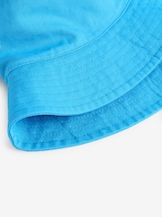 Turquoise Blue Canvas Bucket Hat (3mths-16yrs) - Image 2 of 2