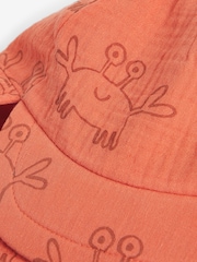 Orange Crab Print Legionnaire Hat (3mths-6yrs) - Image 4 of 4