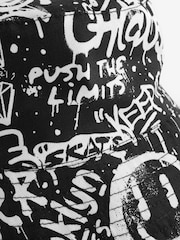 Monochrome Graffiti Bucket Hat (1-16yrs) - Image 5 of 5