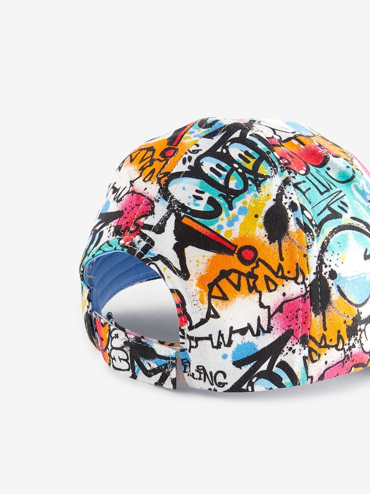 Grafitti Print Baseball Cap (1-16yrs) - Image 2 of 2 Grafitti Print Baseball Cap (1-16yrs) - Image 2 of 2