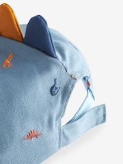Blue Embroidered Dinosaurs Baseball Cap (3mths-10yrs) - Image 5 of 5