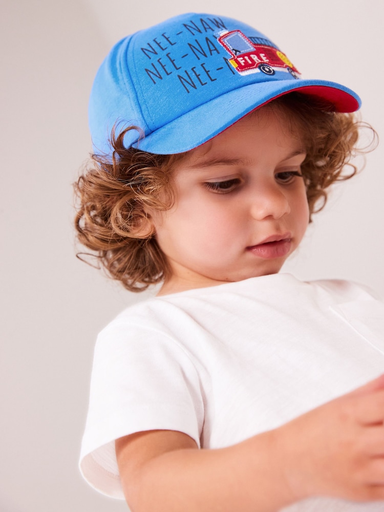 Blue Fire Engine Baseball Cap (3mths-10yrs) - Image 2 of 5 Blue Fire Engine Baseball Cap (3mths-10yrs) - Image 2 of 5