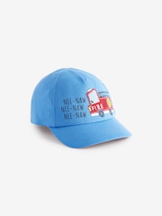 Blue Fire Engine Baseball Cap (3mths-10yrs) - Image 4 of 5