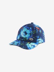 Blue Football Print Baseball Cap (1-16yrs) - Image 1 of 2