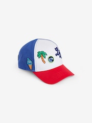 Red/Blue Badge Baseball Cap (1-16yrs) - Image 1 of 3