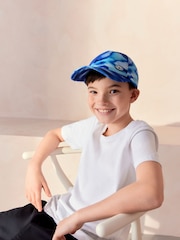 Blue Glitch Print Baseball Cap (3-16yrs) - Image 2 of 4